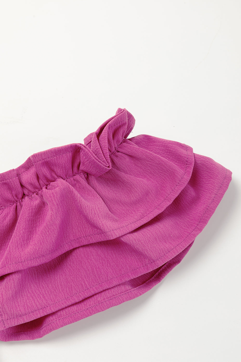 Ruffle Strap Smocked Midi Dress