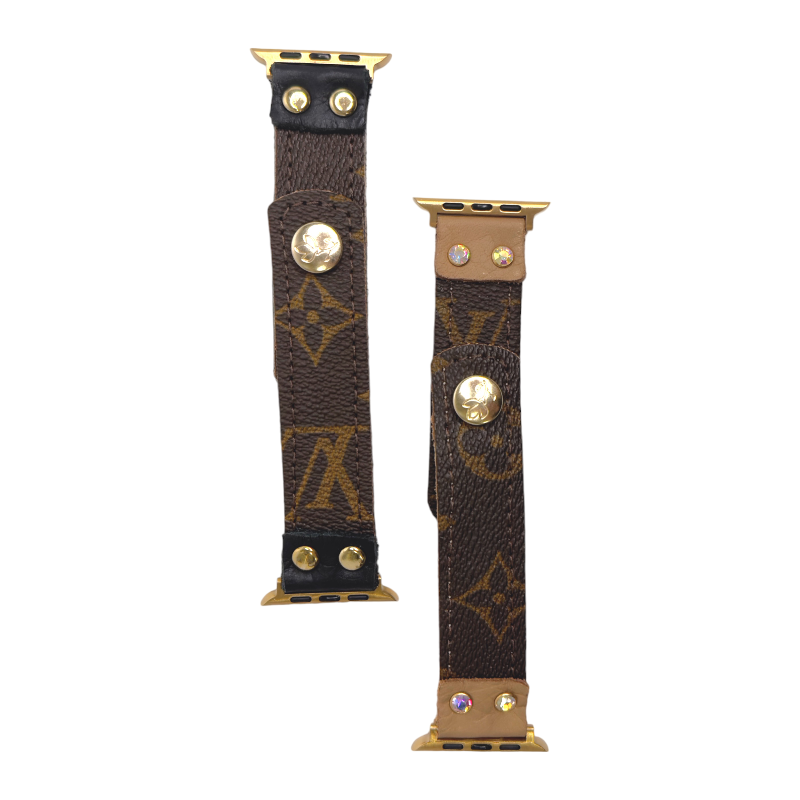 Watch Band in Upcycled Lv