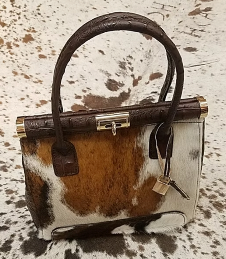 Milana Small Handbag with Fur