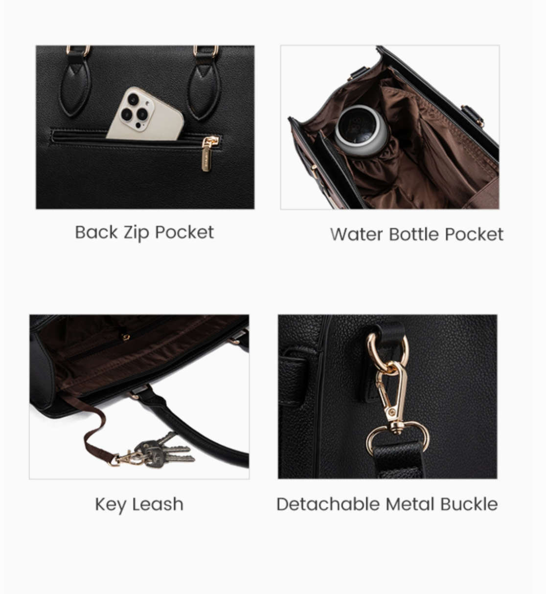 Upcycled 3 Tone Laptop Bag