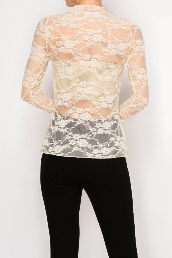 City of Music Sheer Blouse
