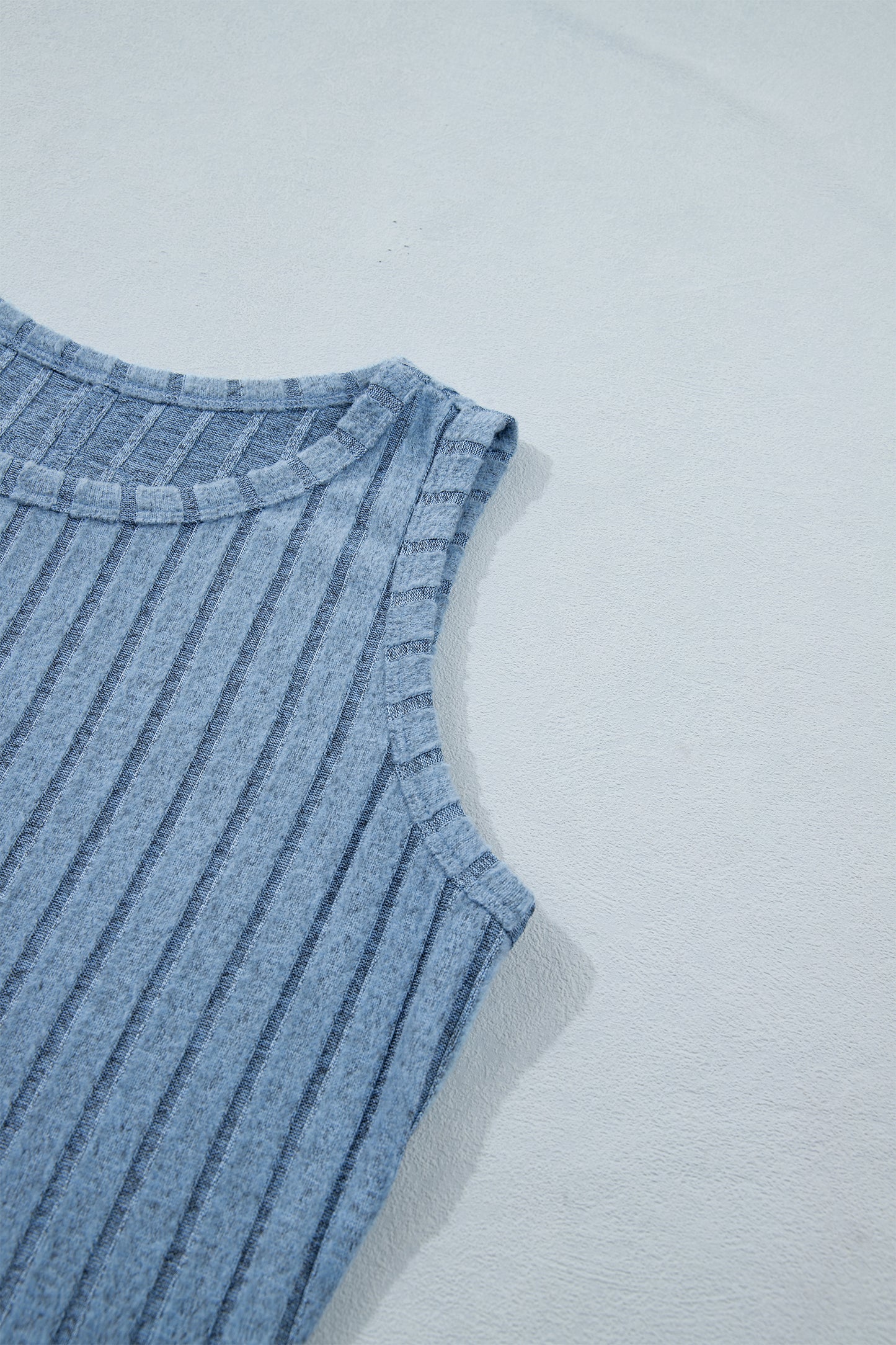 Phalaenopsis Slim Ribbed Mineral Wash Tank Top