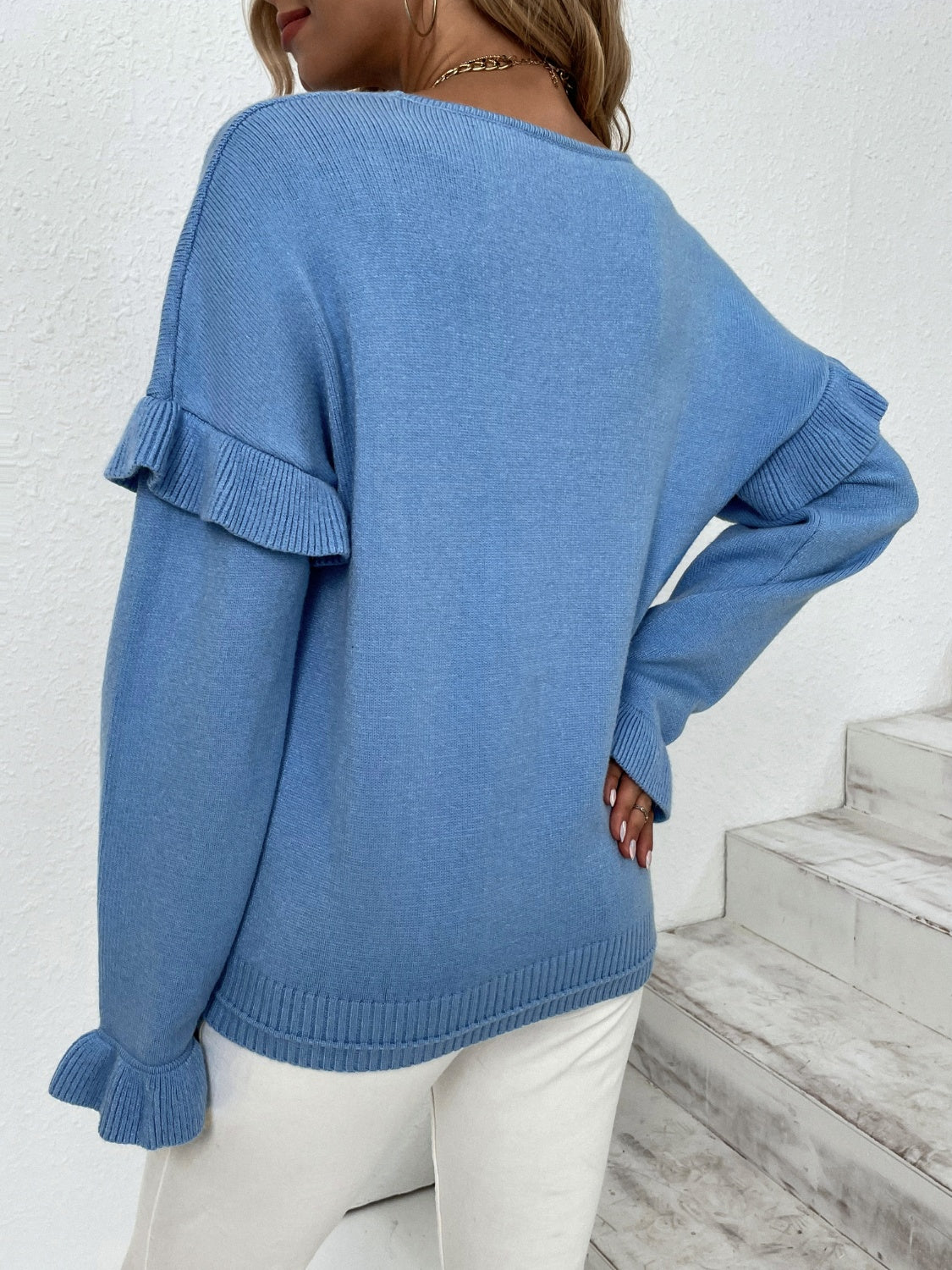 Dropped Shoulder Sweater