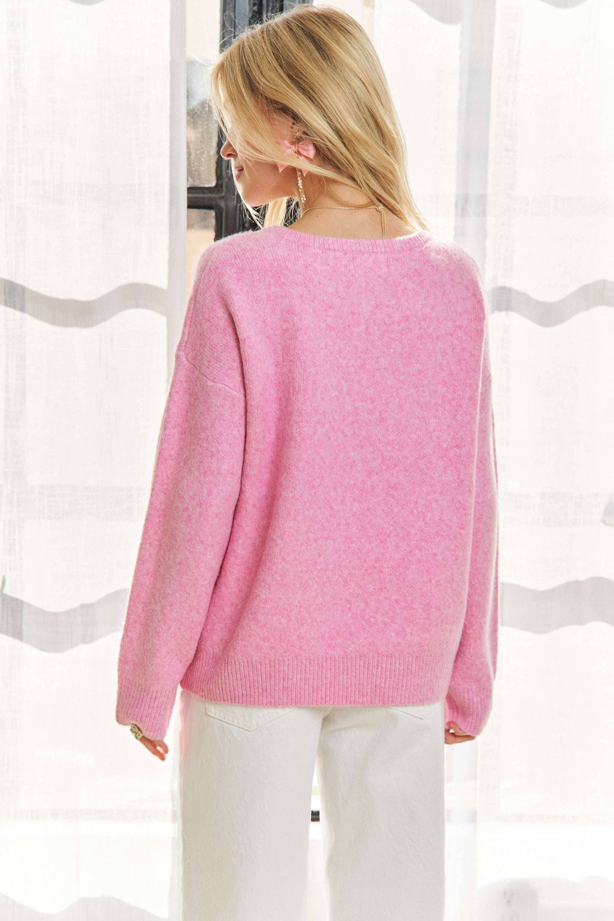 CESW3766-ALPHABET SHAPES LONG SLEEVES SWEATER