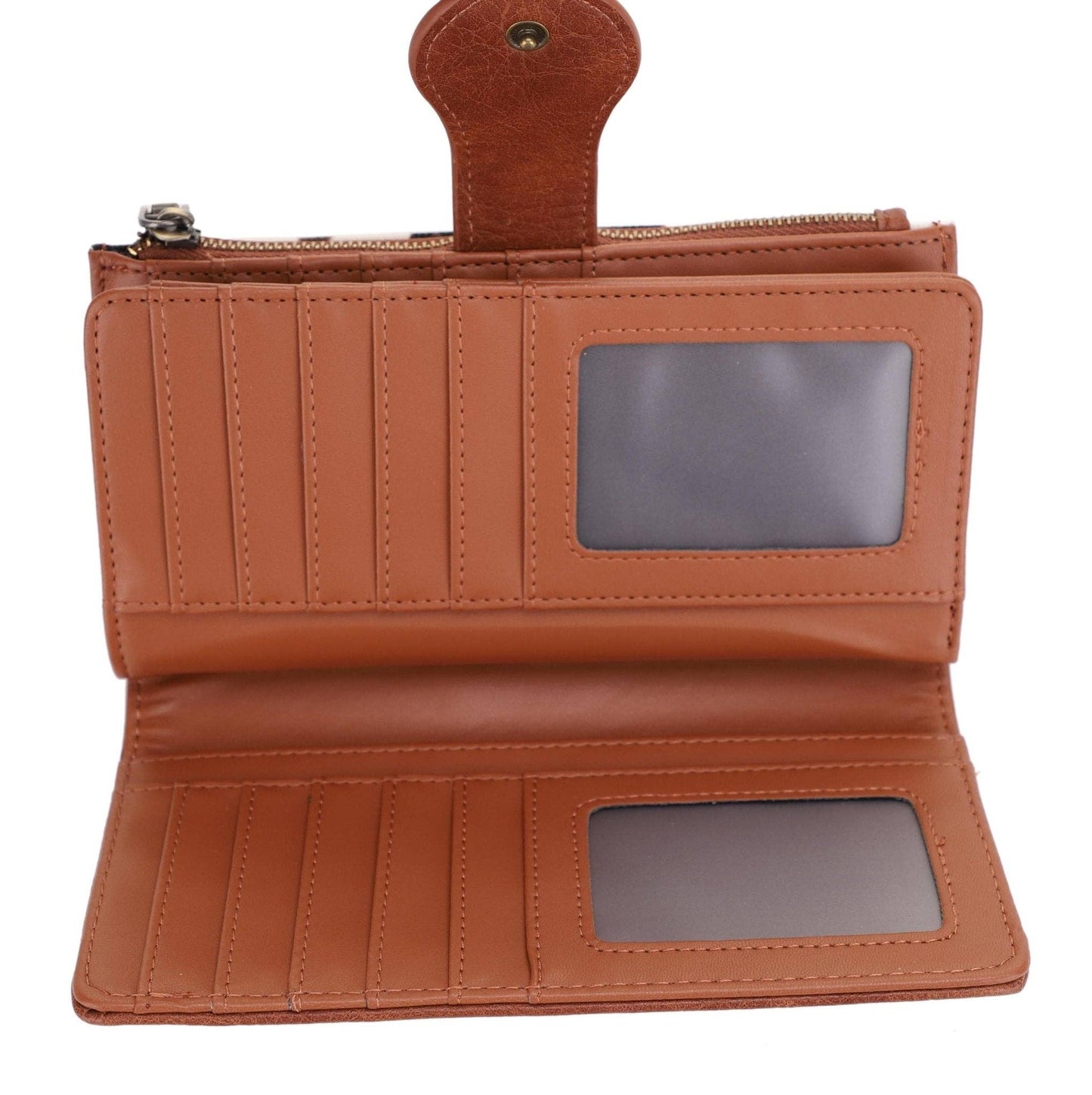 Cow Print Trifold Wallet