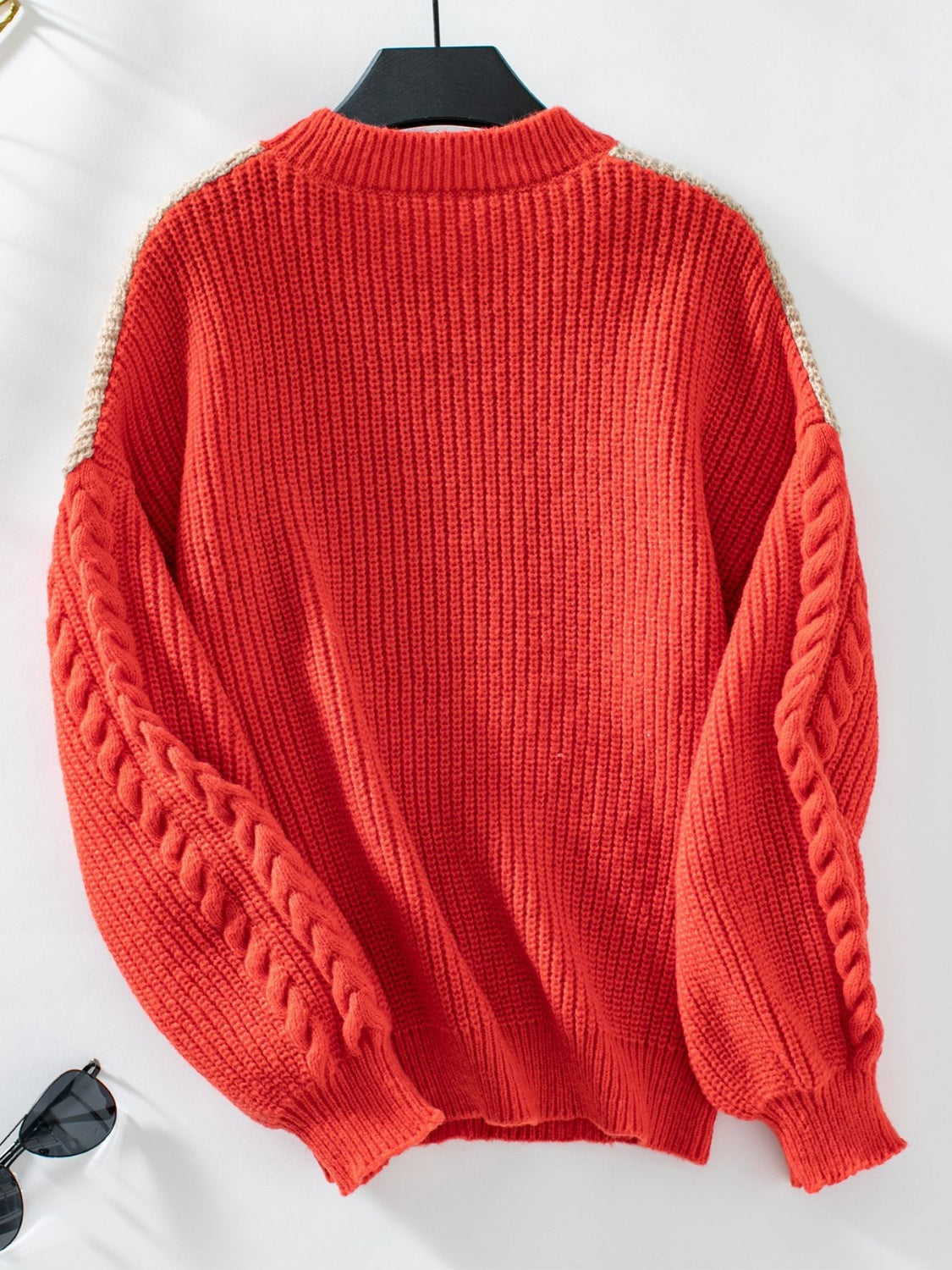 Round Neck Long Sleeve Sweater