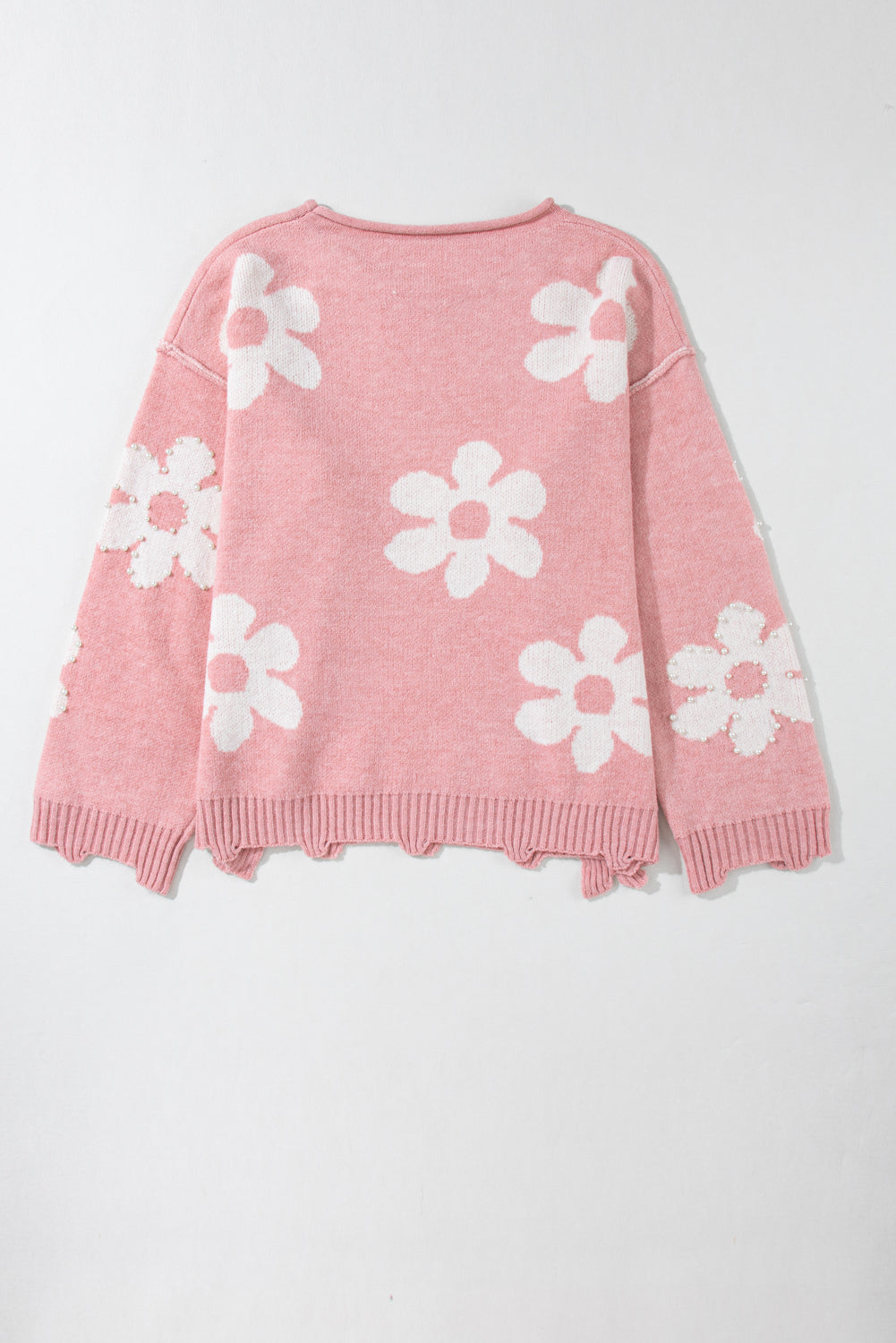 Flower Round Neck Sweater