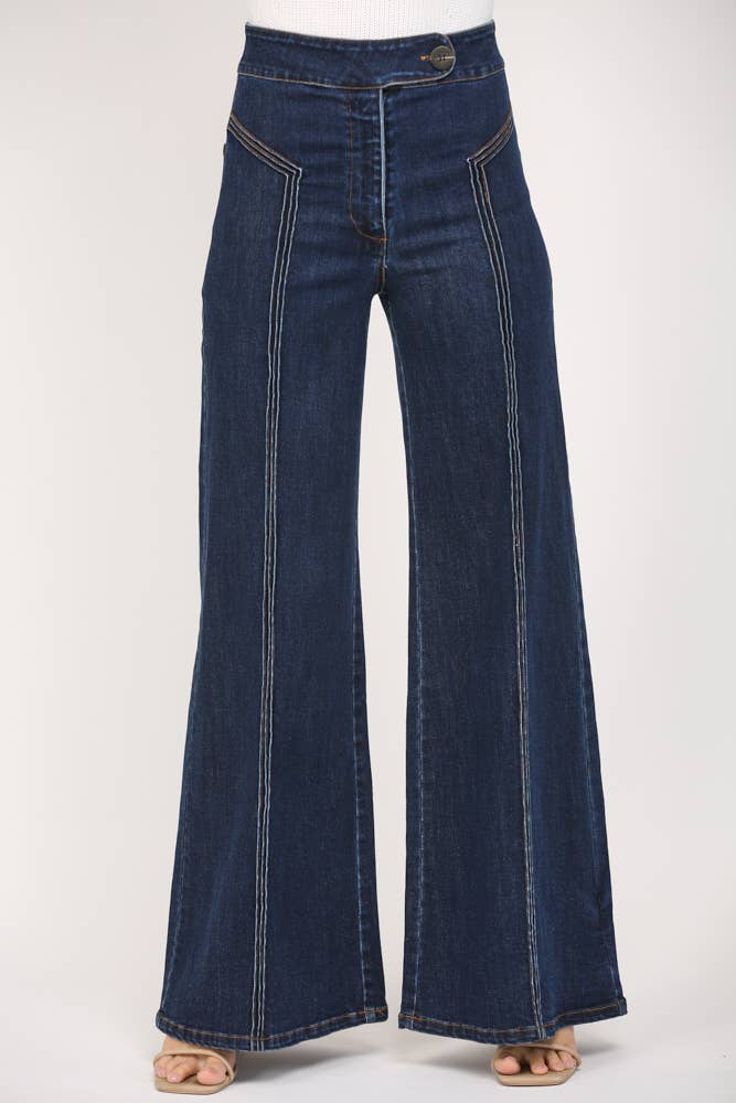 HIGH WAISTED WIDE LEG JEAN FP65050