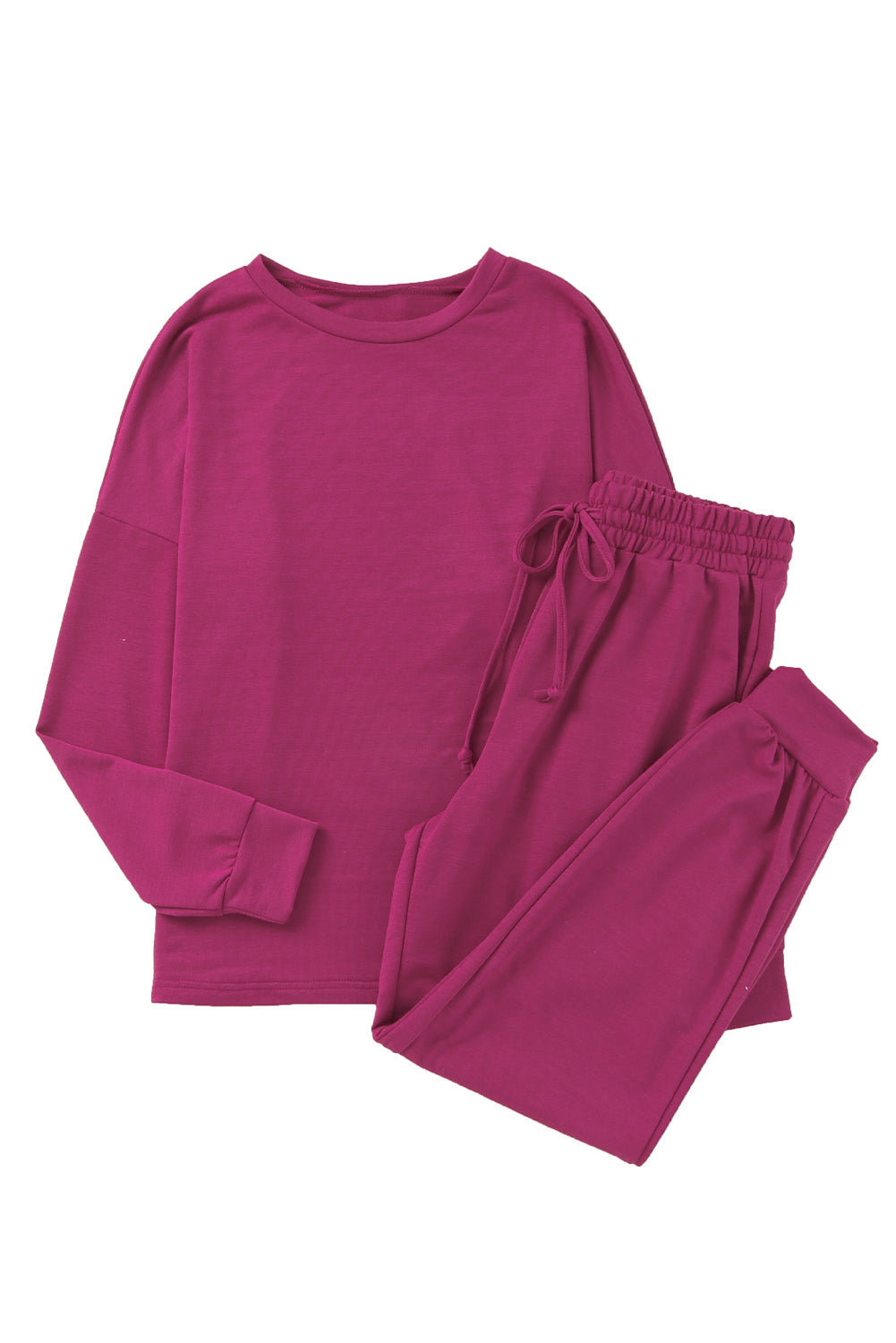 Long Sleeve Pullover & Jogger Pants Loungewear Set