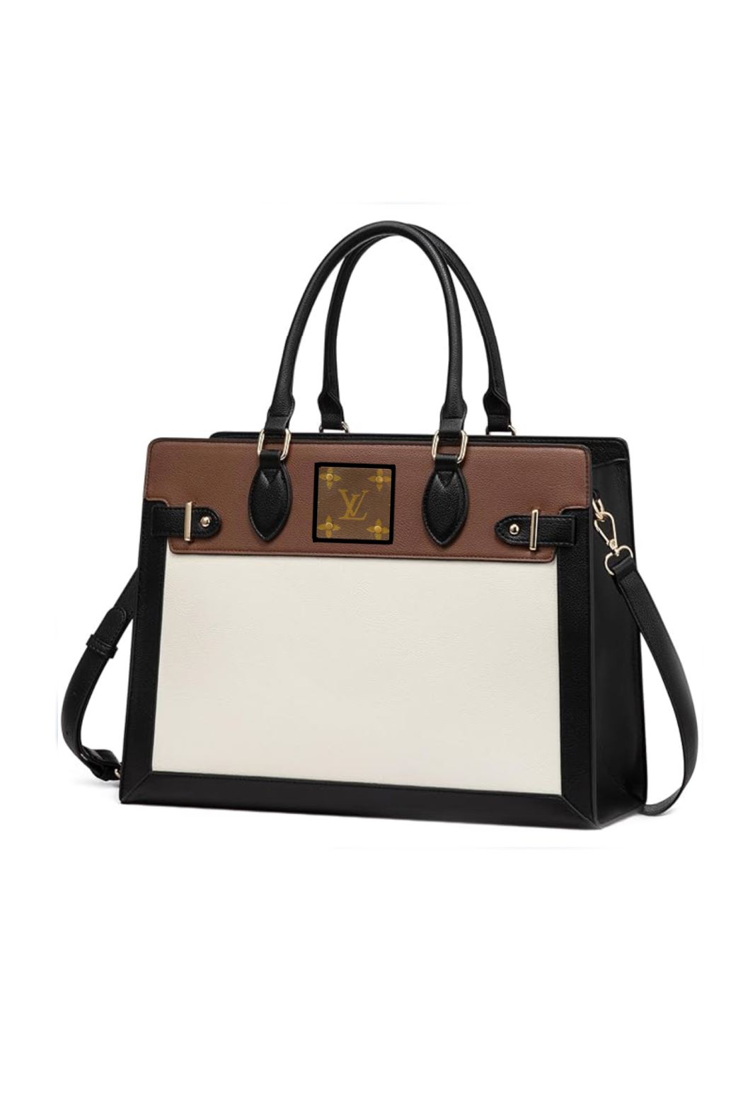 Upcycled 3 Tone Laptop Bag