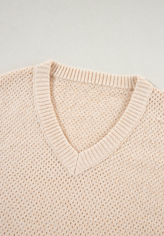 Dropped Shoulder Long Sleeve Sweater