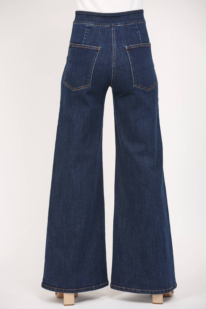 HIGH WAISTED WIDE LEG JEAN FP65050