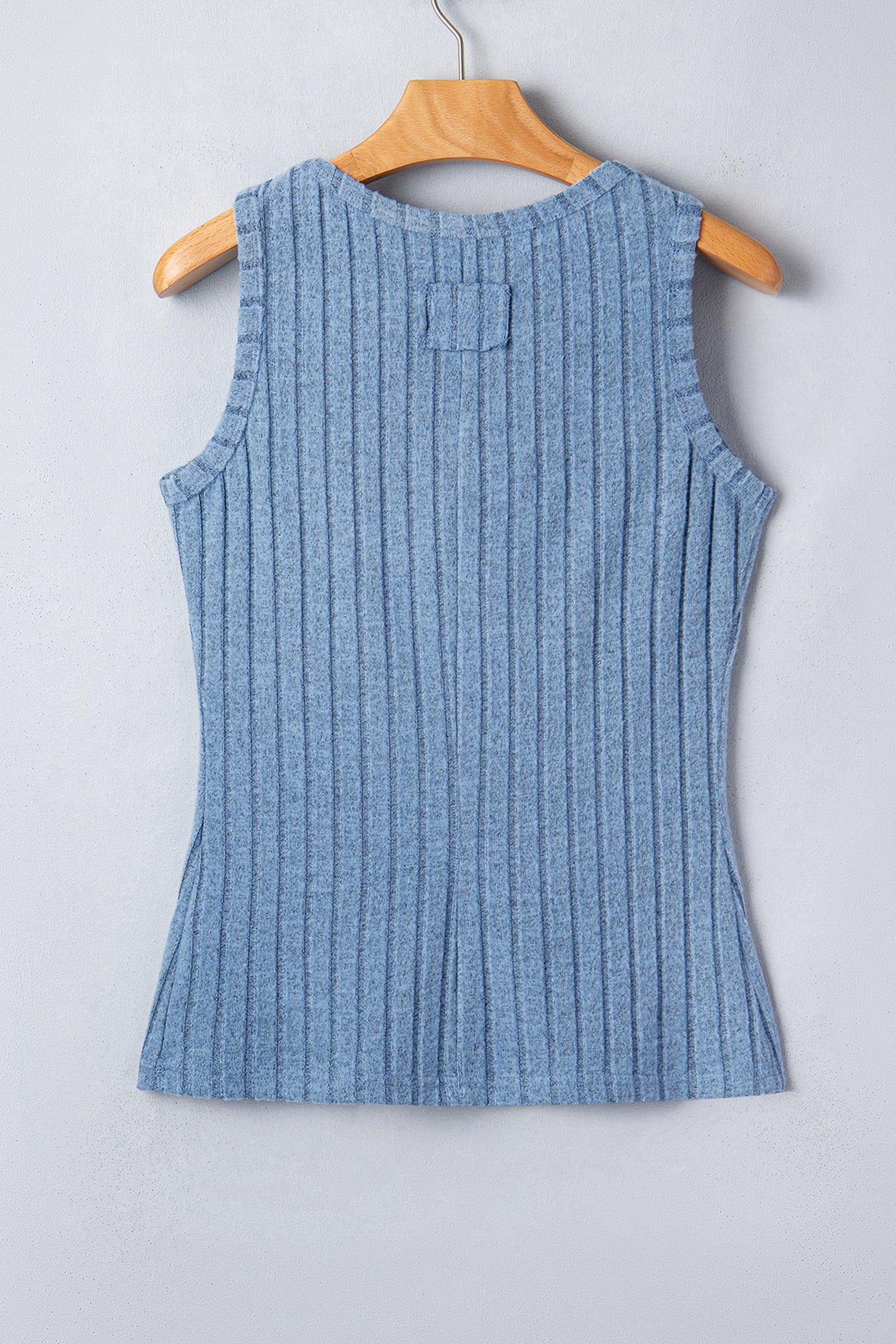 Phalaenopsis Slim Ribbed Mineral Wash Tank Top