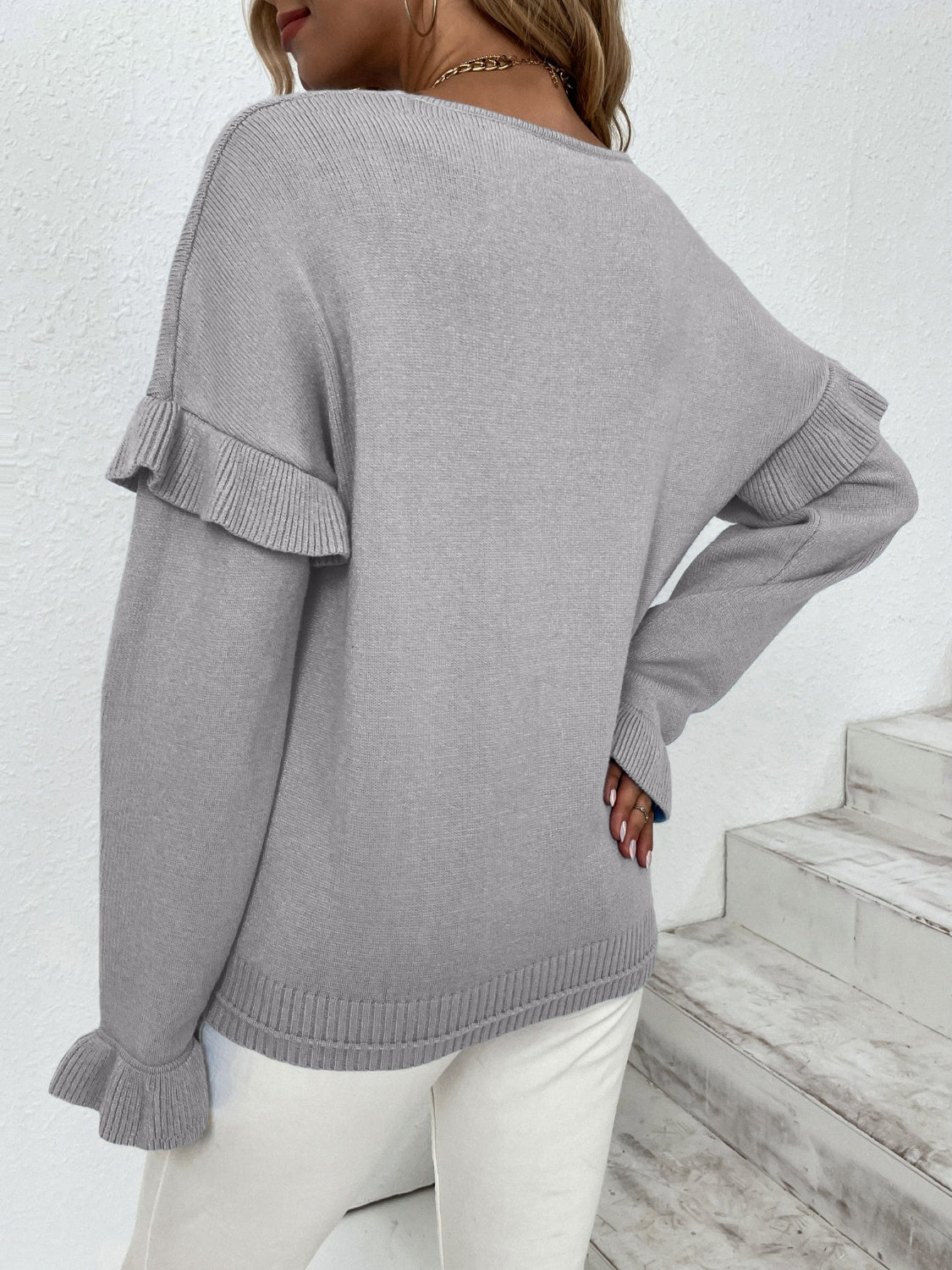 Dropped Shoulder Sweater