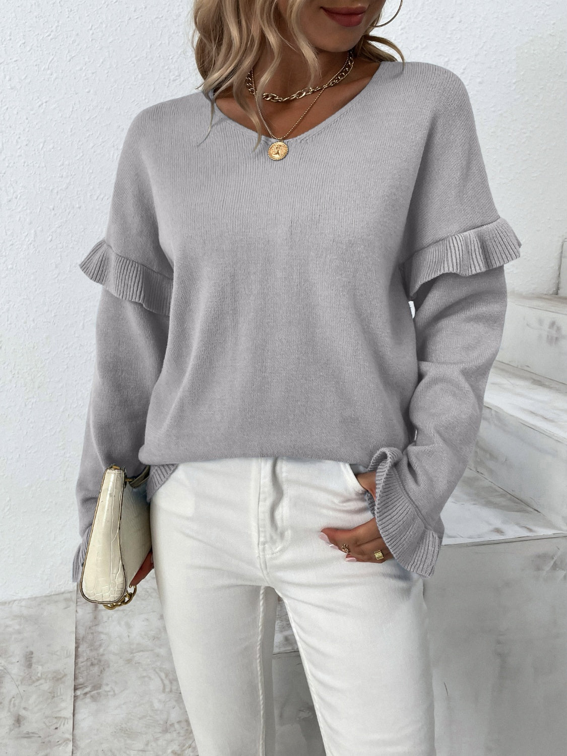 Dropped Shoulder Sweater