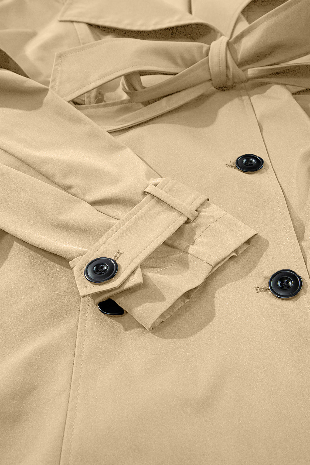 Lapel Collar Pocket Wind Coat