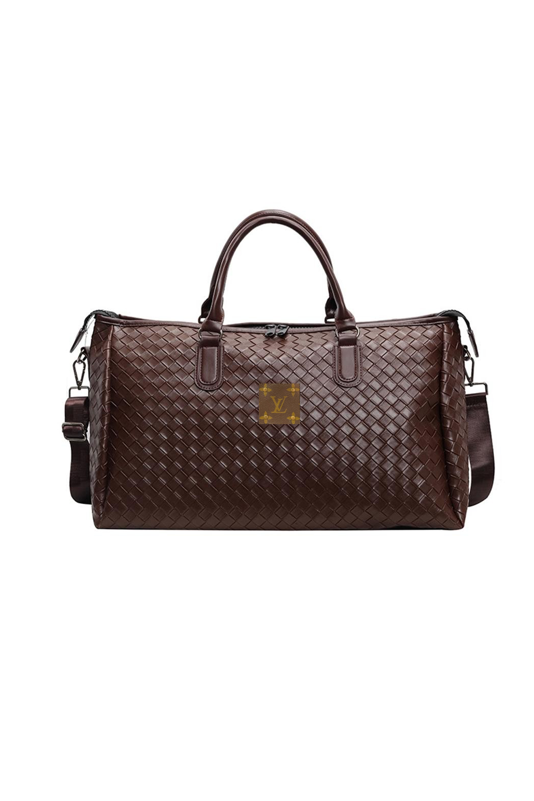 Upcycled Woven Duffle Bag