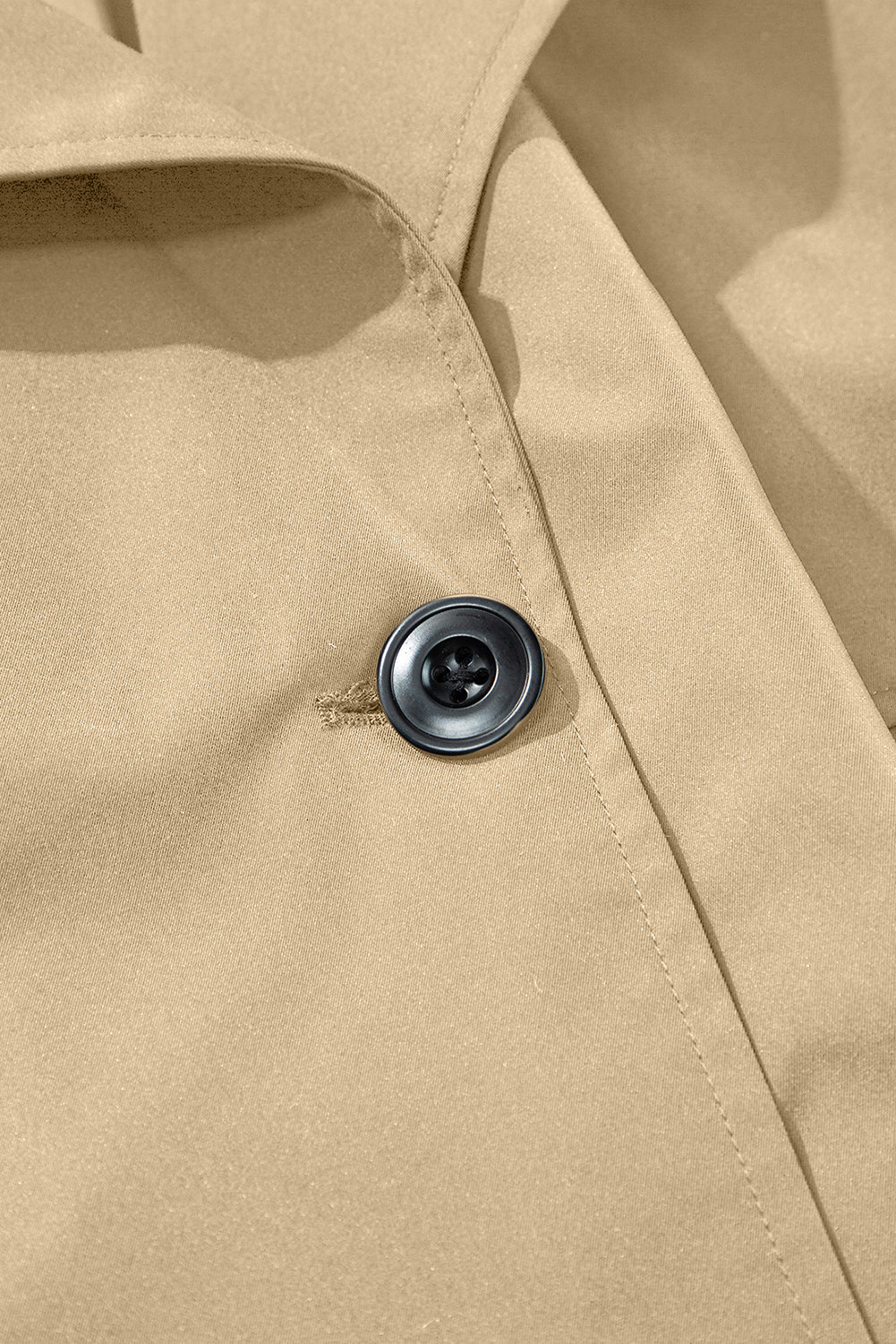 Lapel Collar Pocket Wind Coat