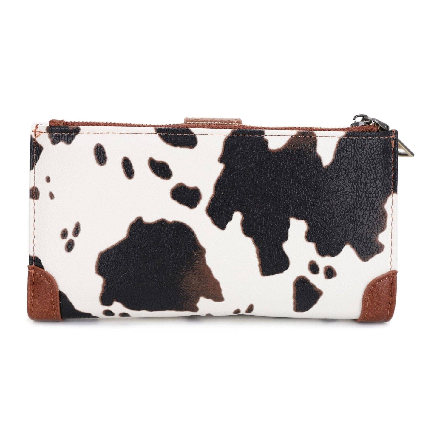 Cow Print Trifold Wallet