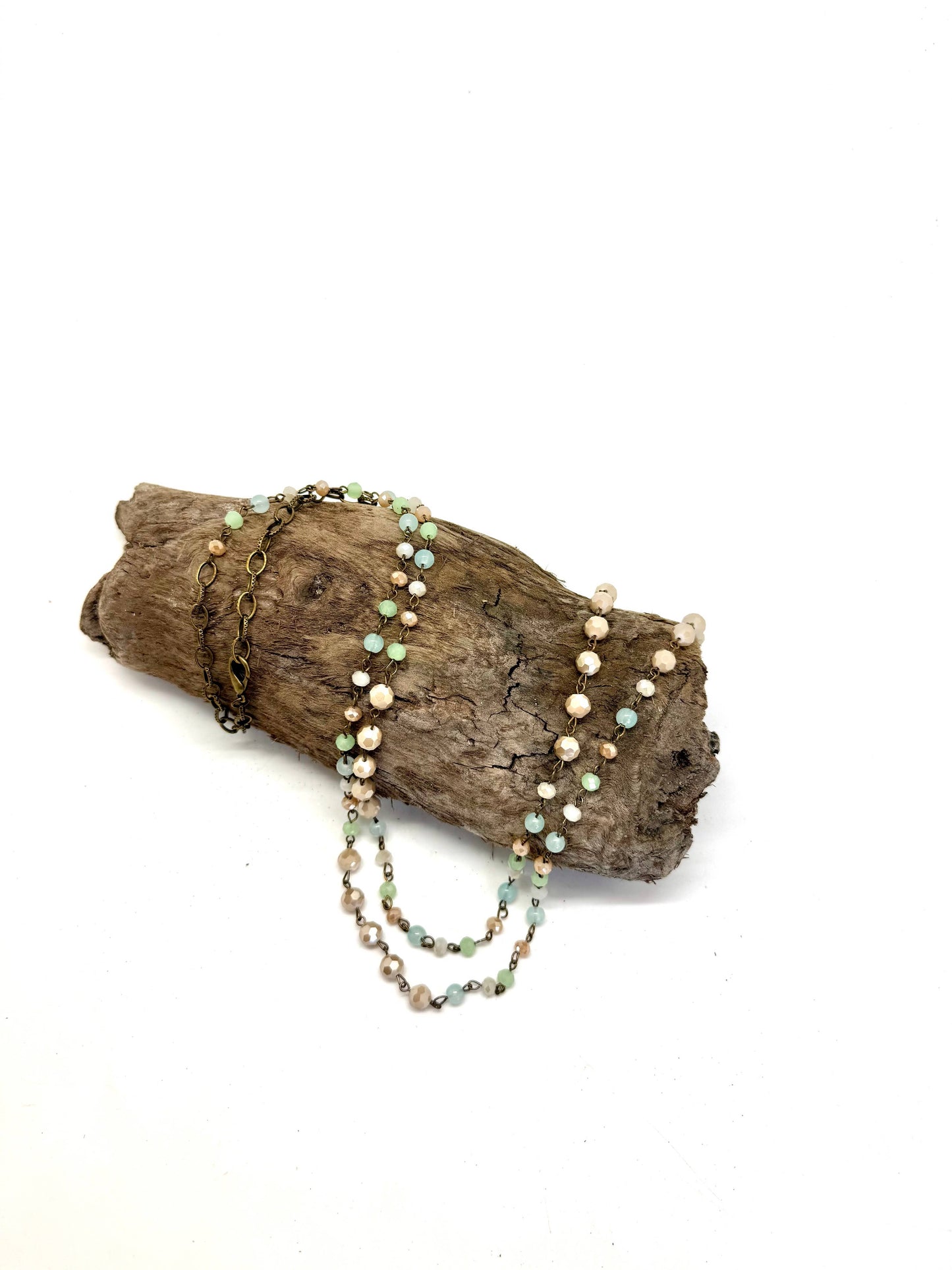 Light Multi Glass(6mm)&ChampagneGlass AntiqGold 48”