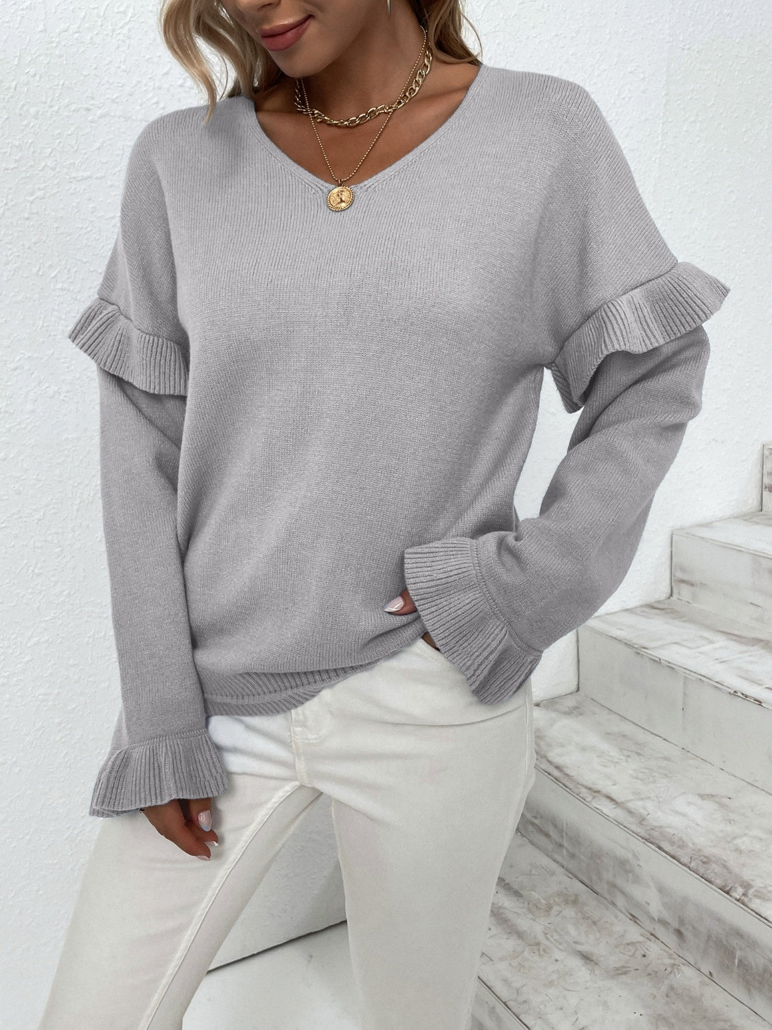 Dropped Shoulder Sweater