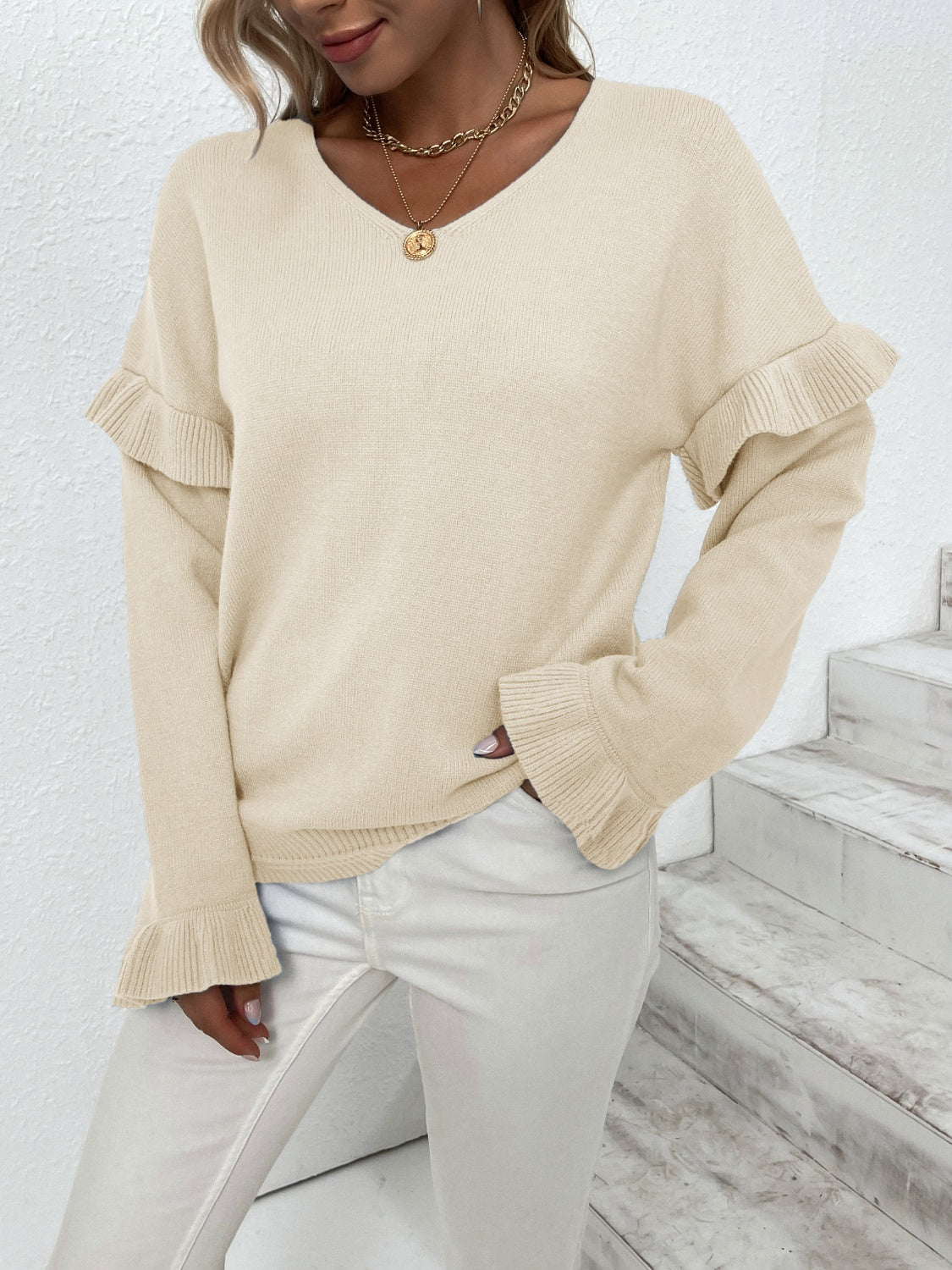 Dropped Shoulder Sweater