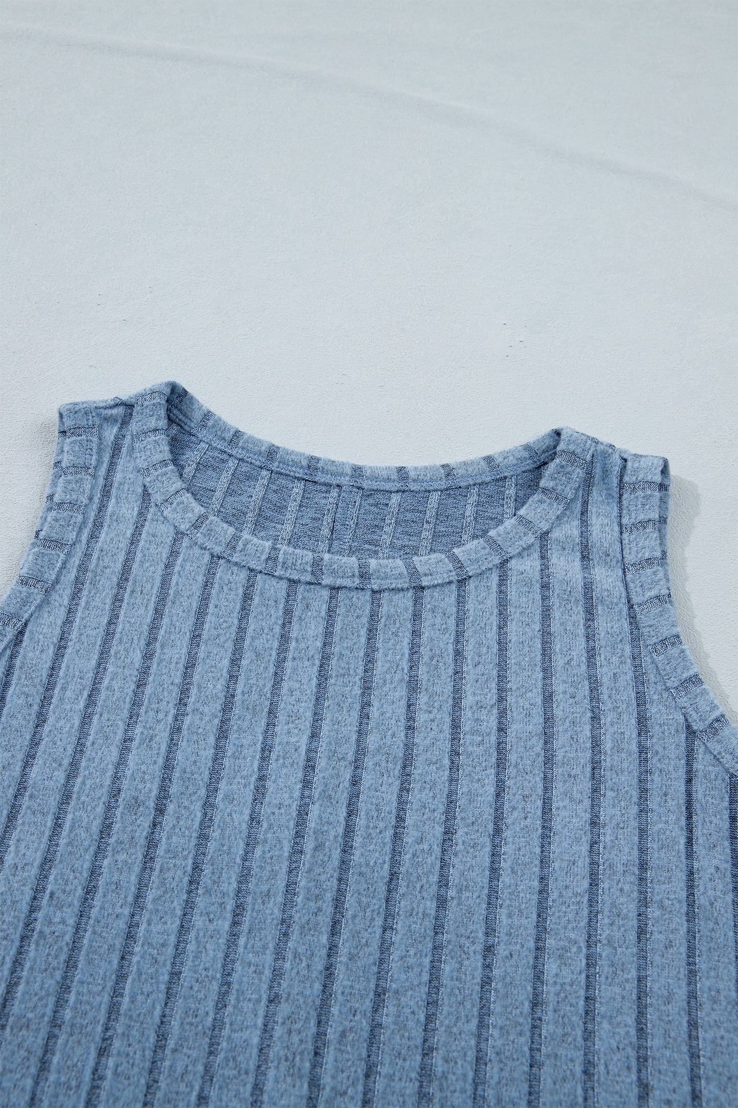 Phalaenopsis Slim Ribbed Mineral Wash Tank Top