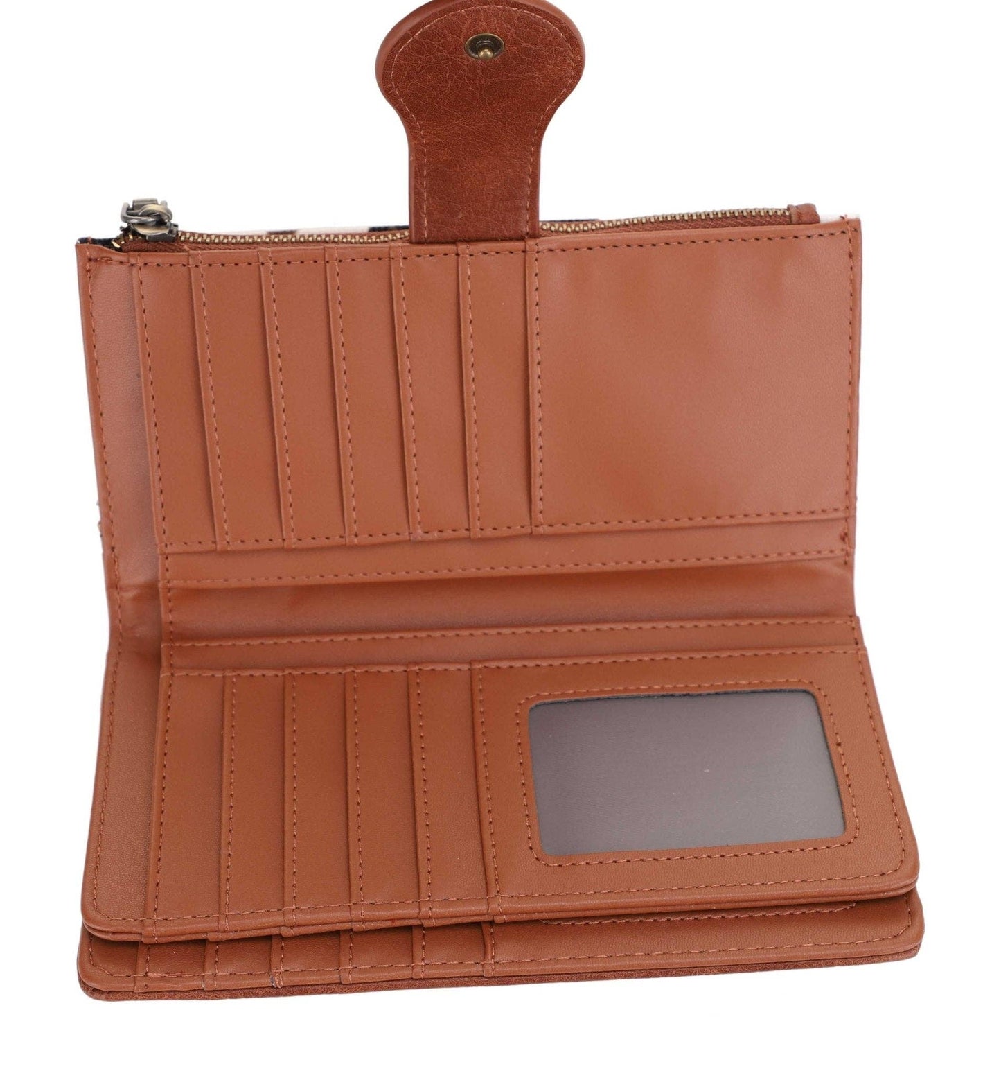 Cow Print Trifold Wallet