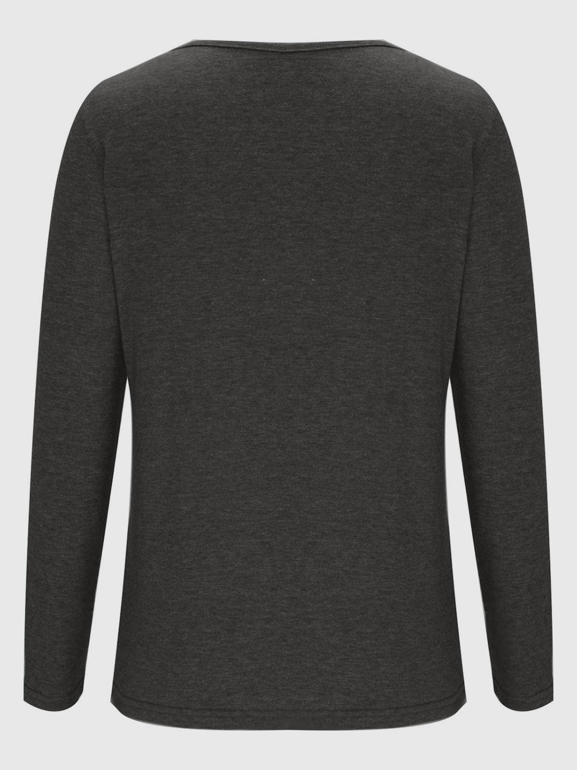 V-Neck Long Sleeve T-Shirt