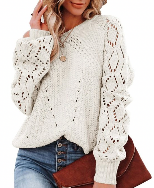 Loose Fit Cotton Sweater