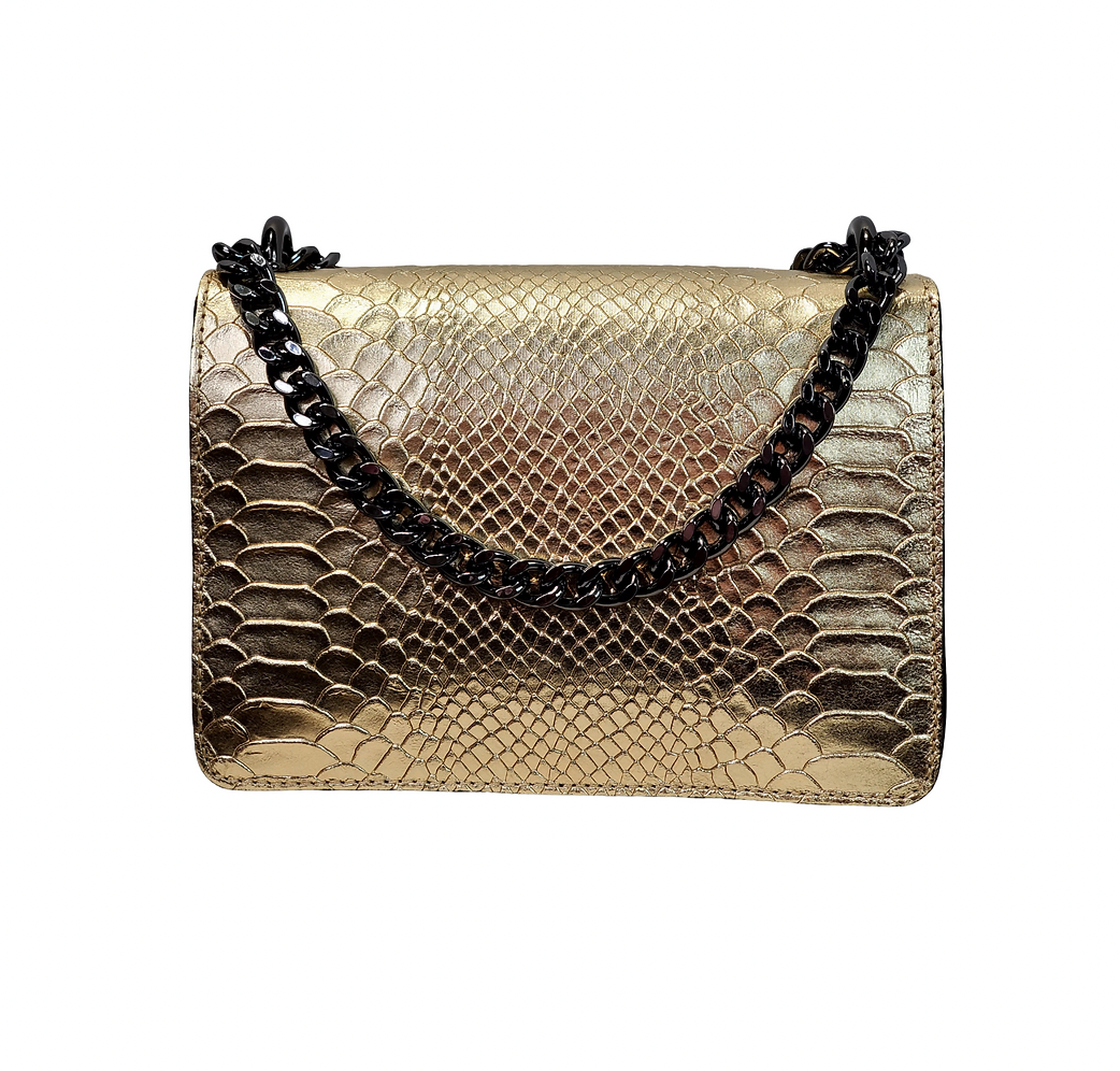 Silvania Python Print Cross Body