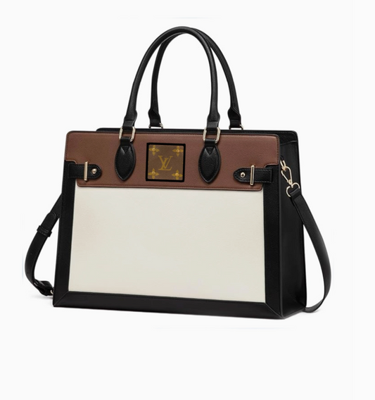 Upcycled 3 Tone Laptop Bag