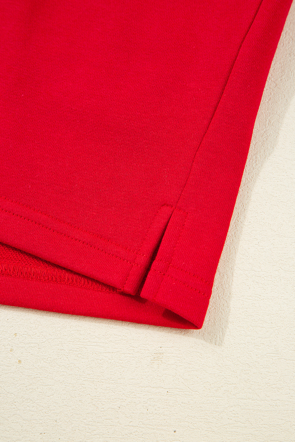 Navy Blue Varsity Striped Sleeve Drop Shoulder Sweatshirt and Shorts Set