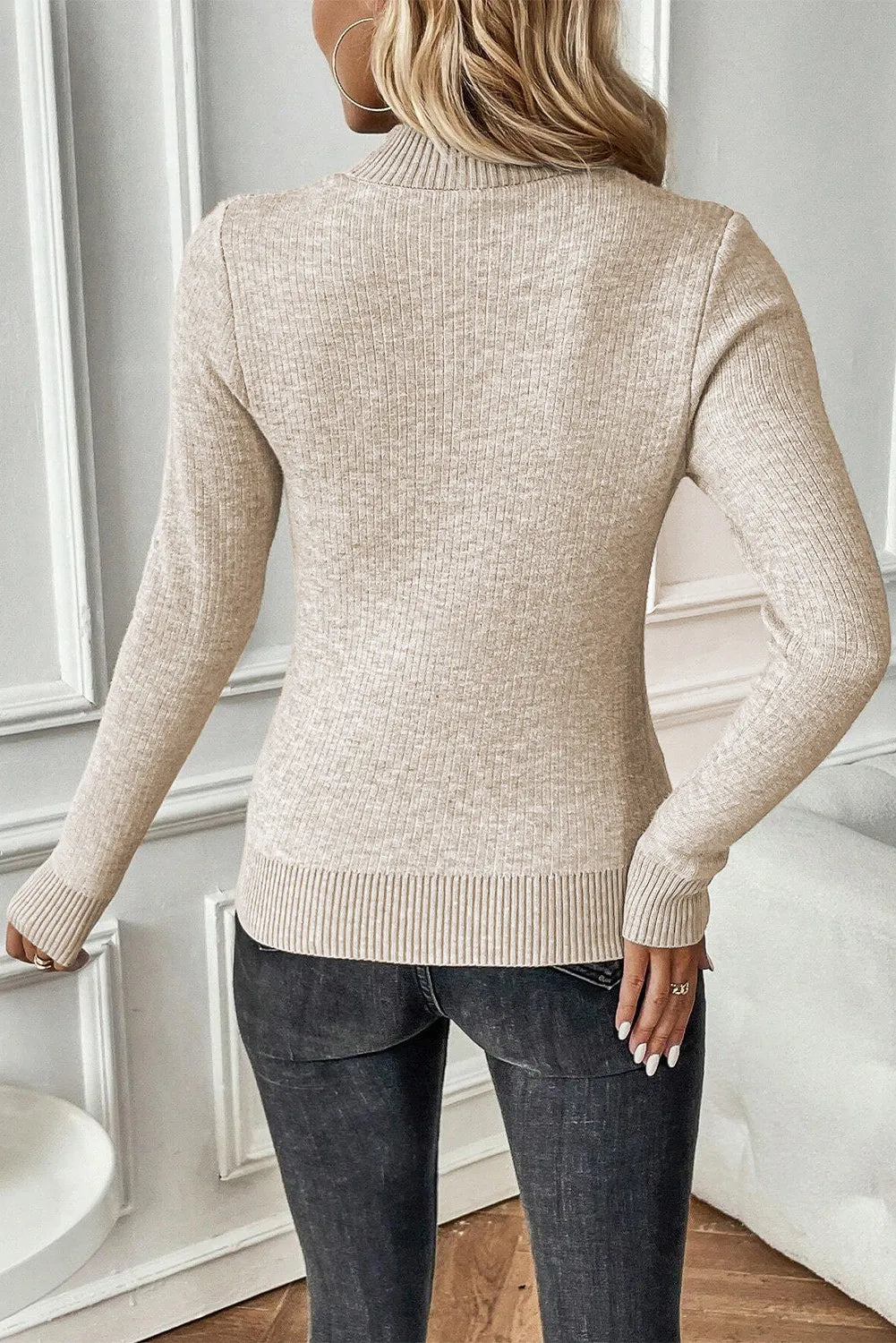 Knit Long Sleeve Sweater