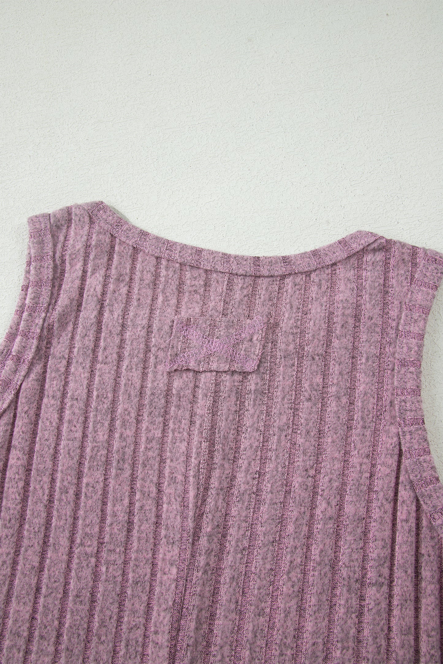 Phalaenopsis Slim Ribbed Mineral Wash Tank Top
