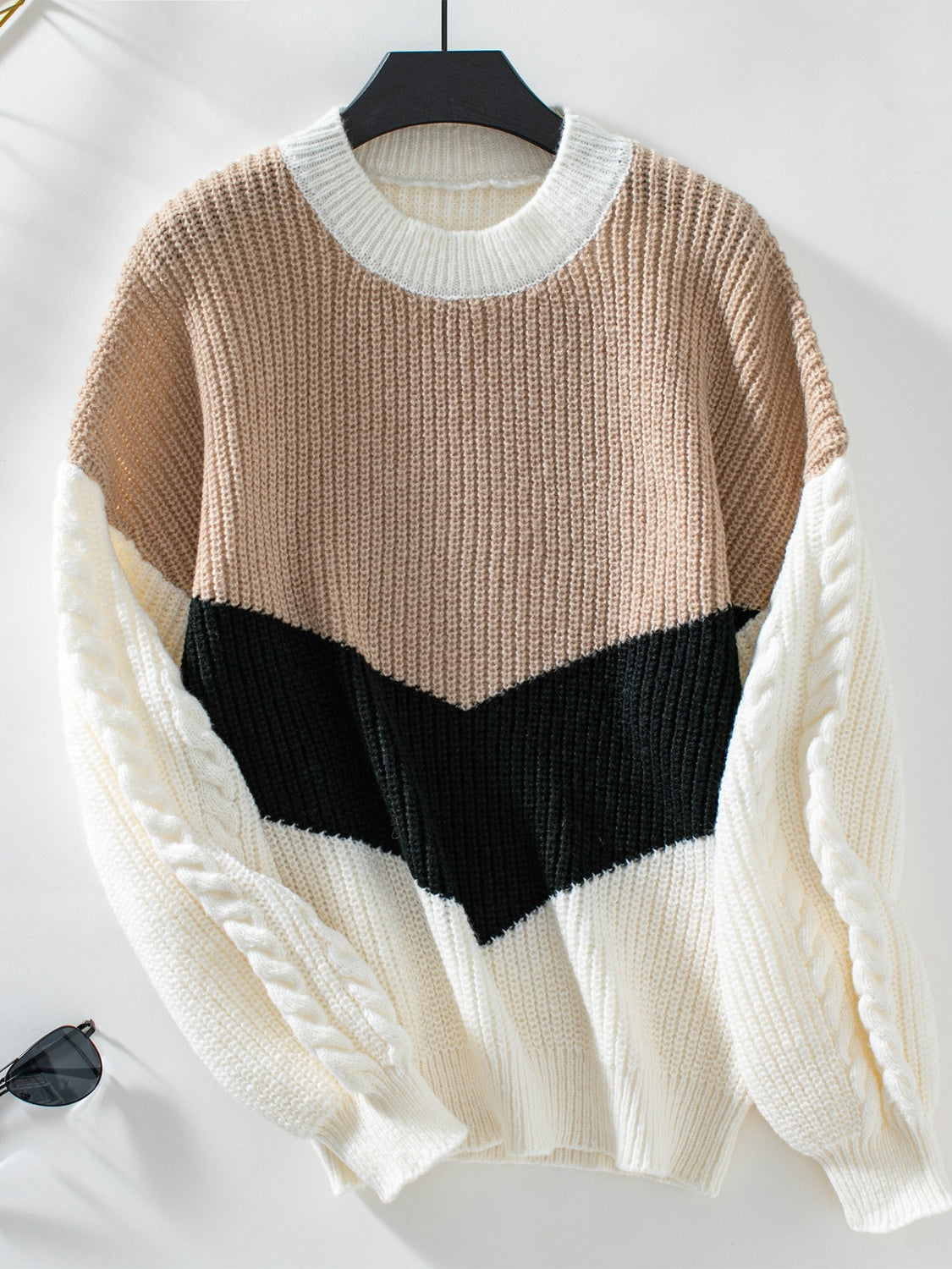 Round Neck Long Sleeve Sweater