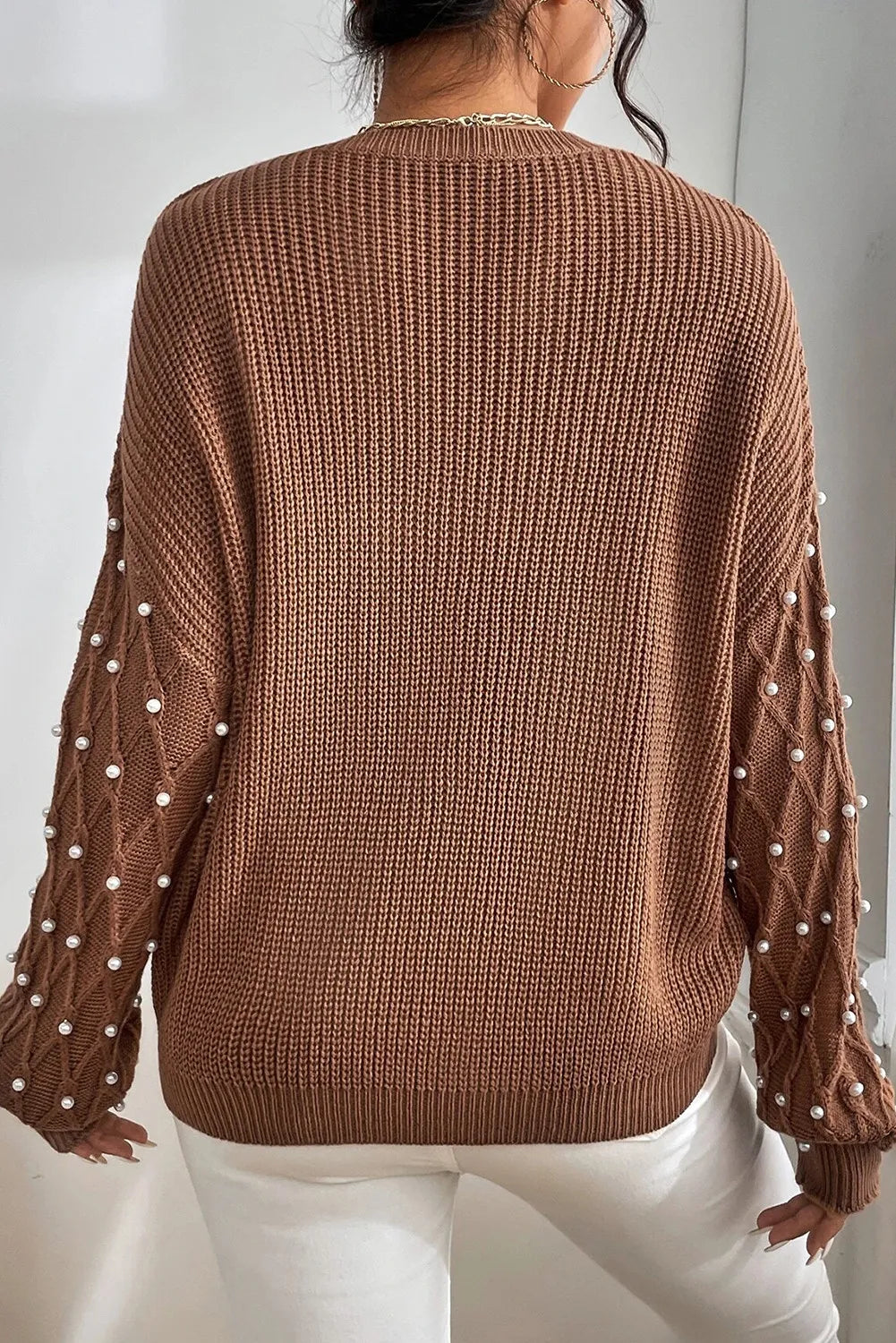 Round Neck Long Sleeve Sweater