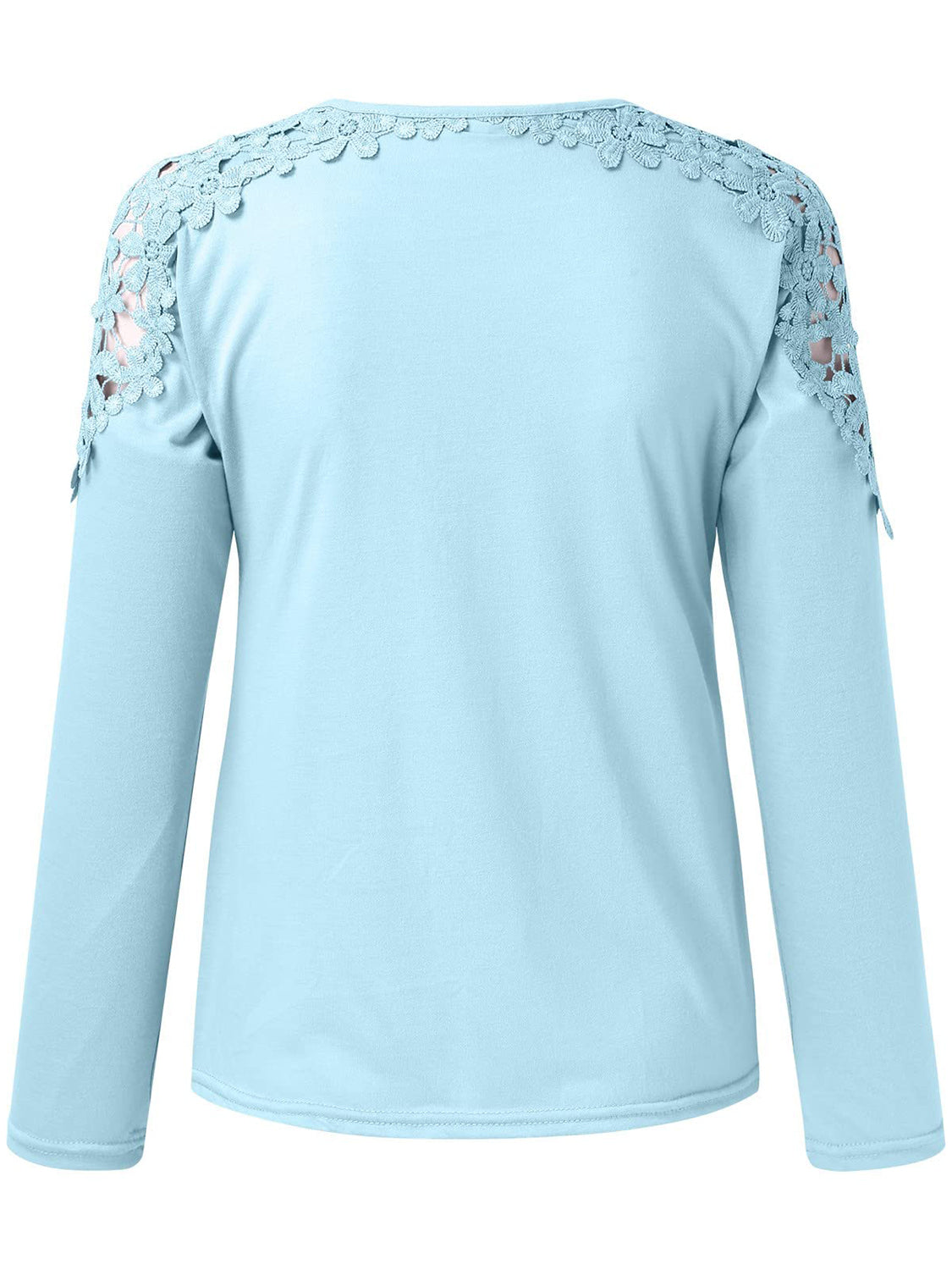 Cutout Round Neck Long Sleeve T-Shirt