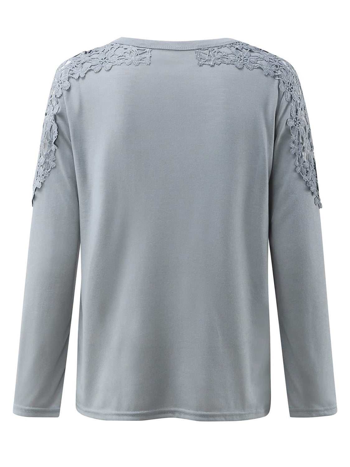 Cutout Round Neck Long Sleeve T-Shirt