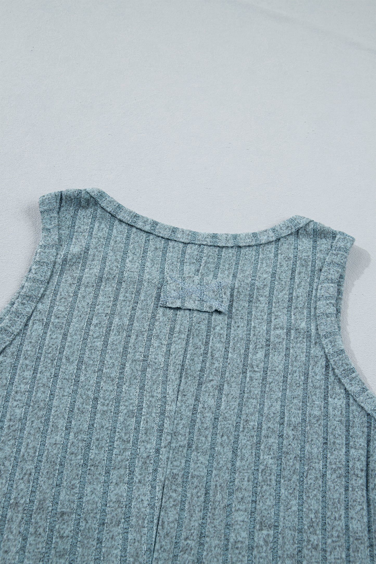 Phalaenopsis Slim Ribbed Mineral Wash Tank Top