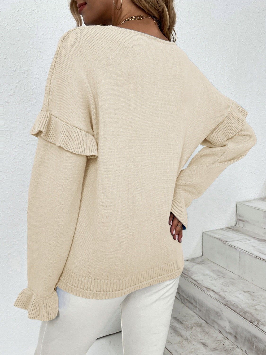 Dropped Shoulder Sweater