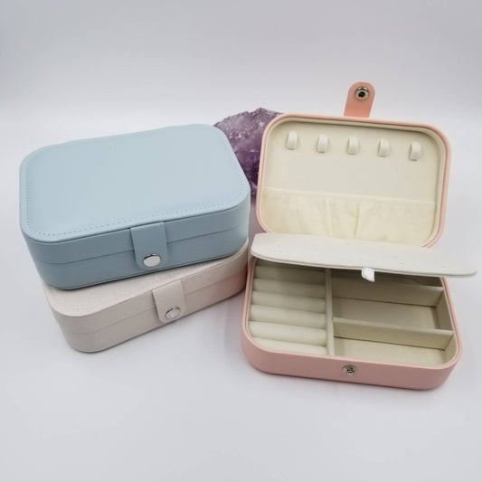 Double-deck Leather Jewelry Box Organizer Box **Customizable**