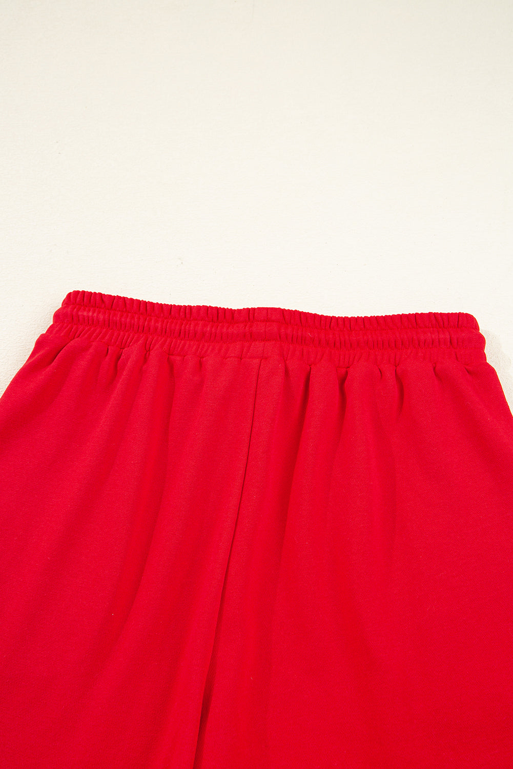 Navy Blue Varsity Striped Sleeve Drop Shoulder Sweatshirt and Shorts Set