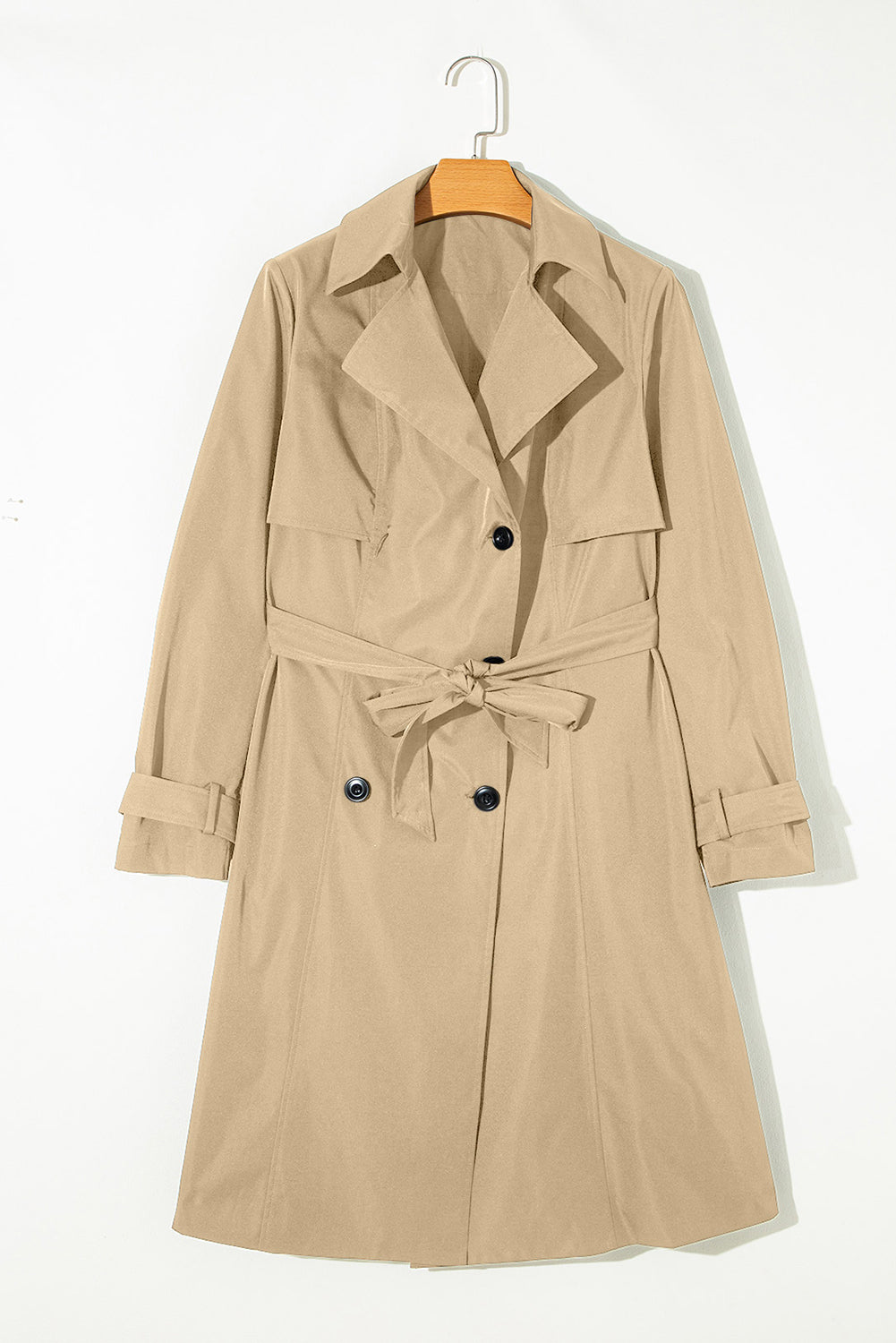 Lapel Collar Pocket Wind Coat