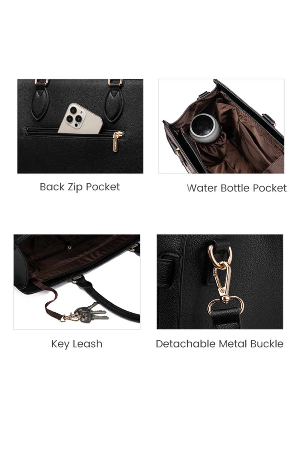 Upcycled 3 Tone Laptop Bag